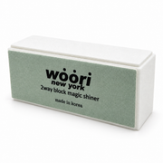 Woori square shiner with green buffing face and white polishing surfaces